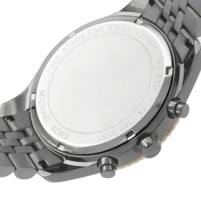 Michael Kors Men's Lexington Chronograph Dark Two Tone Watch - MK8561 - Image 3